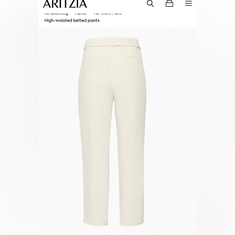 Wilfred Cream Women's Trousers
Tie-front Pant size 8 - Picture 2 of 13